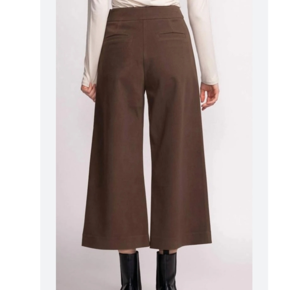 Pink Martini Wide-Leg Nadia Brown Pants Size M